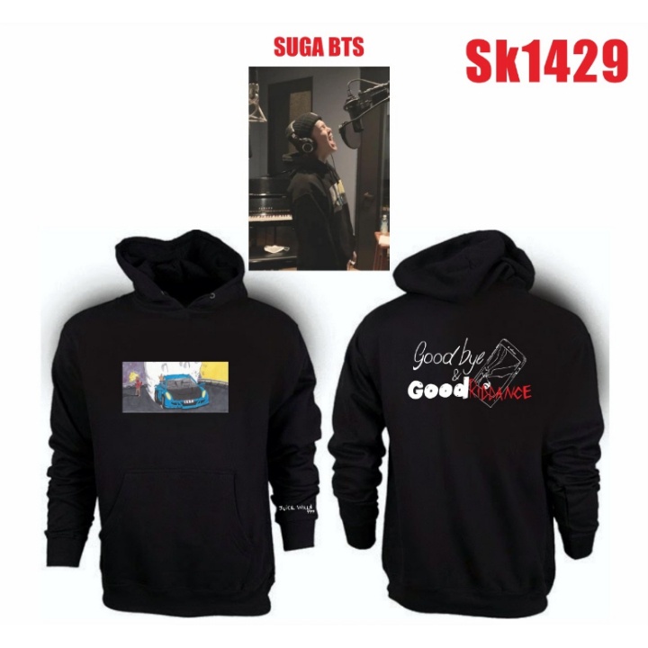 (SK1429) HOODIE SWEATER BTS SUGA JUICE WORLD MOBIL