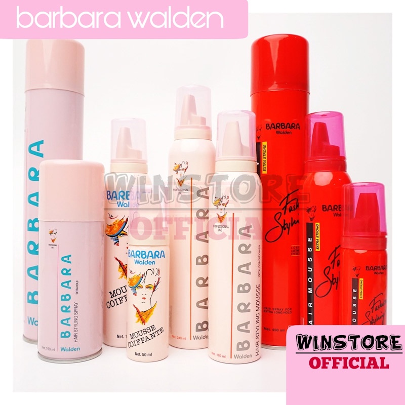 BARBARA HAIR FOAM, MOUSSE & SPRAY - STYLING RAMBUT