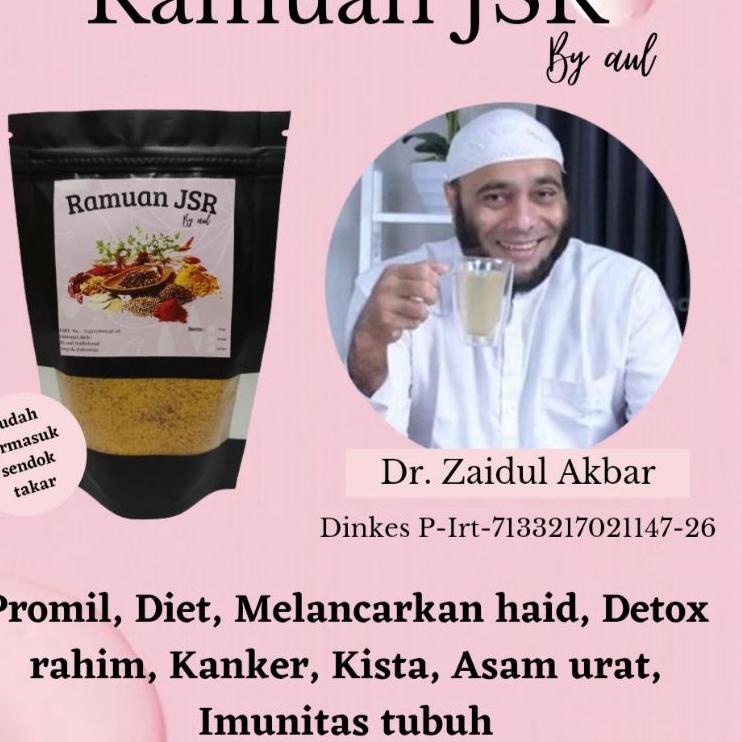 

Dijamin Ori>/ (BPOM) RAMUAN JSR by aul Dr. ZAIDUL AKBAR | RAMUAN JSR ULTIMATE | RAMUAN PROMIL | PROMIL | IMUN | JERAWAT | RAMUAN CINTA | RACIKAN SAYANG | RAMUAN ARSY | | RAMUAN 50gr/100gr