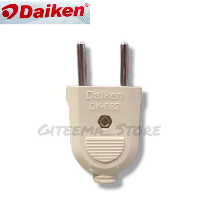 steker colokan kaki 2 Daiken Steker mini daiken tipe Dk-882 SNI