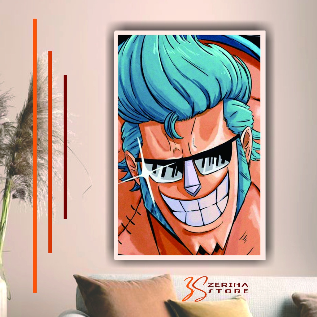 HIASAN DINDING KAYU WALL DECOR FRANKY ONE PIECE ANIME