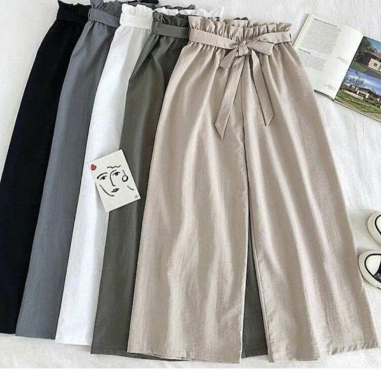 Harga Spesial PROMO Kowama Palazo Pants HIGHWAIST KULOT KEKINIAN CELANA WANITA TERLARIS CELANA LINEN