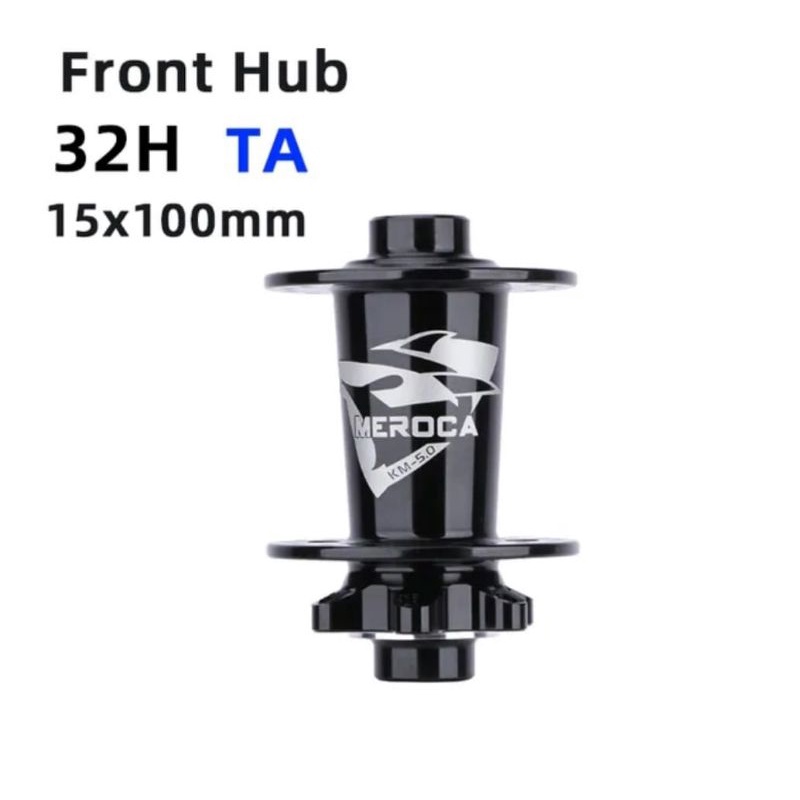 Meroca Hub Freehub TA Thru Axle Hub Sepeda 5+2 Bearing 6 Pawl 32 Hole