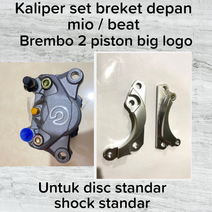 Ori Kaliper Set Breket Brembo Pnp Mio Soul Fino Gt Xeon Beat Vario Scoopy