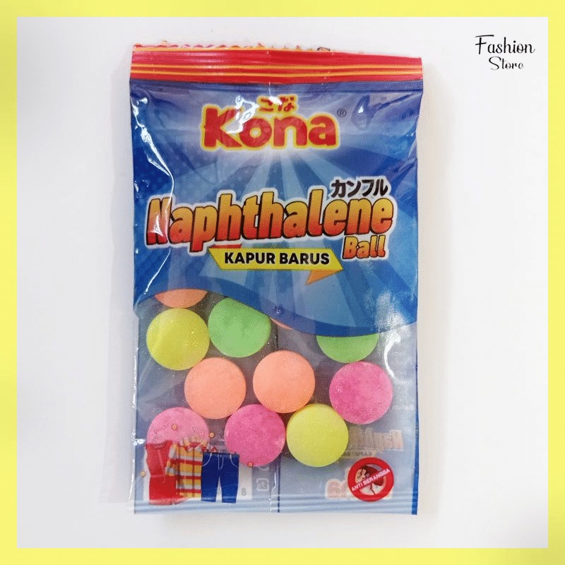 FS-KAPUR BARUS LEMARI BAJU PAKAIAN / KAMPER TOILET/KAMAR MANDI ANTI SERANGGA KEMASAN 25gram