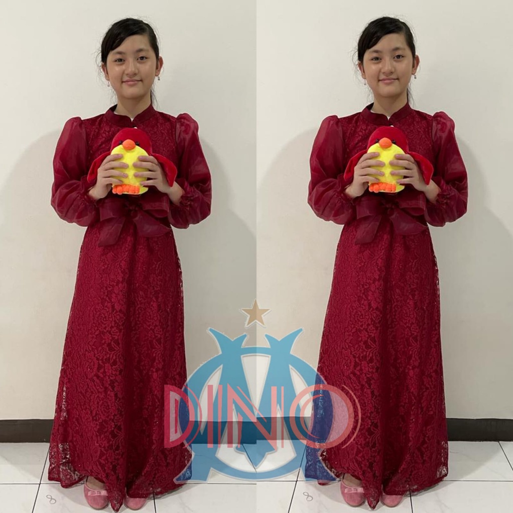 GAMIS ANAK KALAYLA KIDS / GAMIS ANAK BRUKAT ORGANZA MEWAH / GAMIS KONDANGAN PESTA