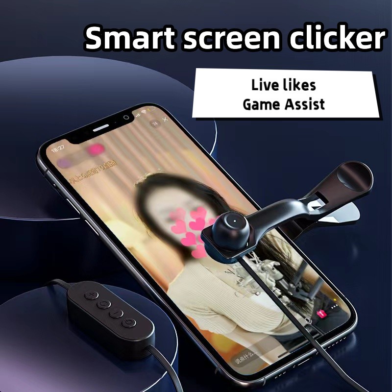 M1Auto Clicker for Phone iPad, Screen Device Auto Clicker, Suitable for Games, Live Broadcasts, Reward Tasks, Adjustable Auto Clicker Simulated Finger Clicking