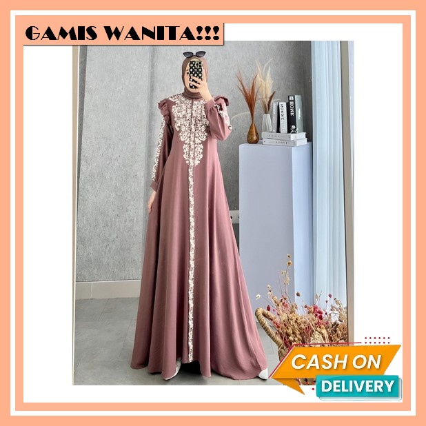 Wadah Muslim Terbaru Gamis Premium Ezraa Dress Fashion Muslimah Terkini Outfit Kondangan Dan Lebaran