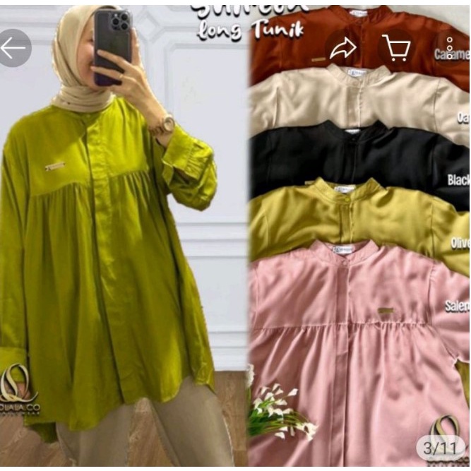 BLOES MELLY CRINKLE OVERSIZE//BLOES MASA KINI