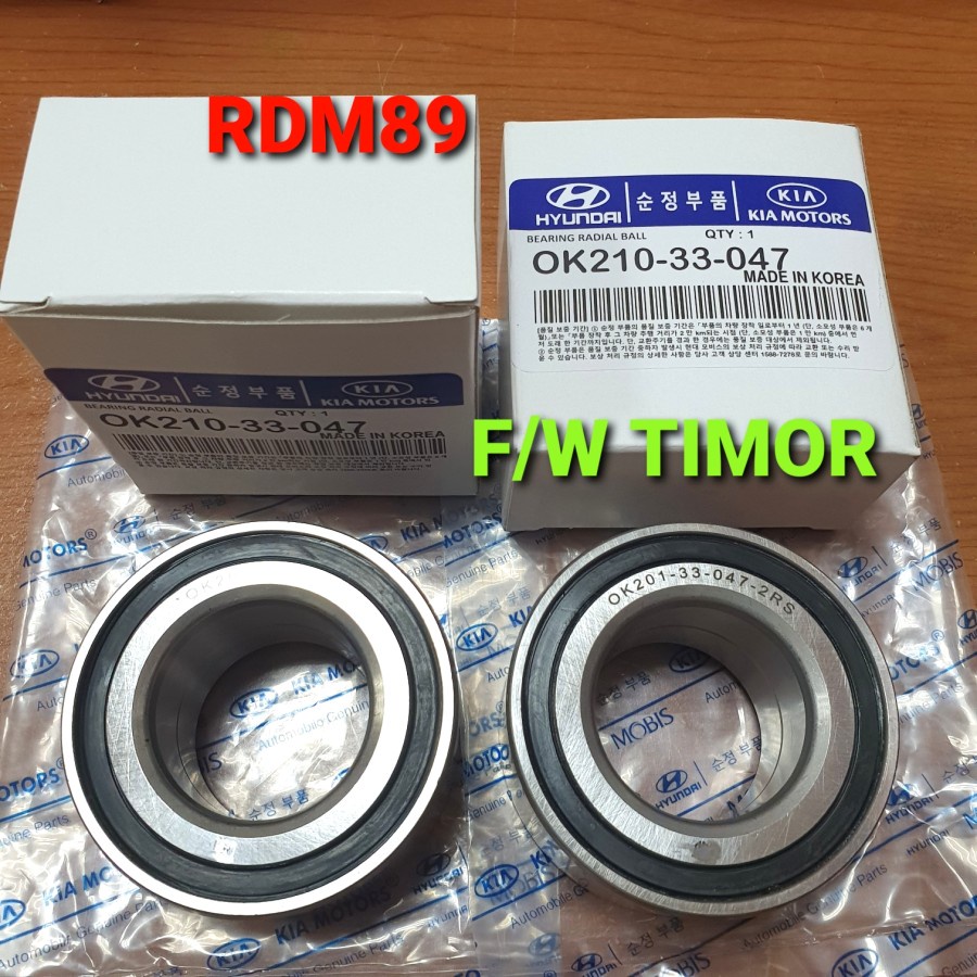 Laher BEARING RODA DEPAN TIMOR DOHC SOHC