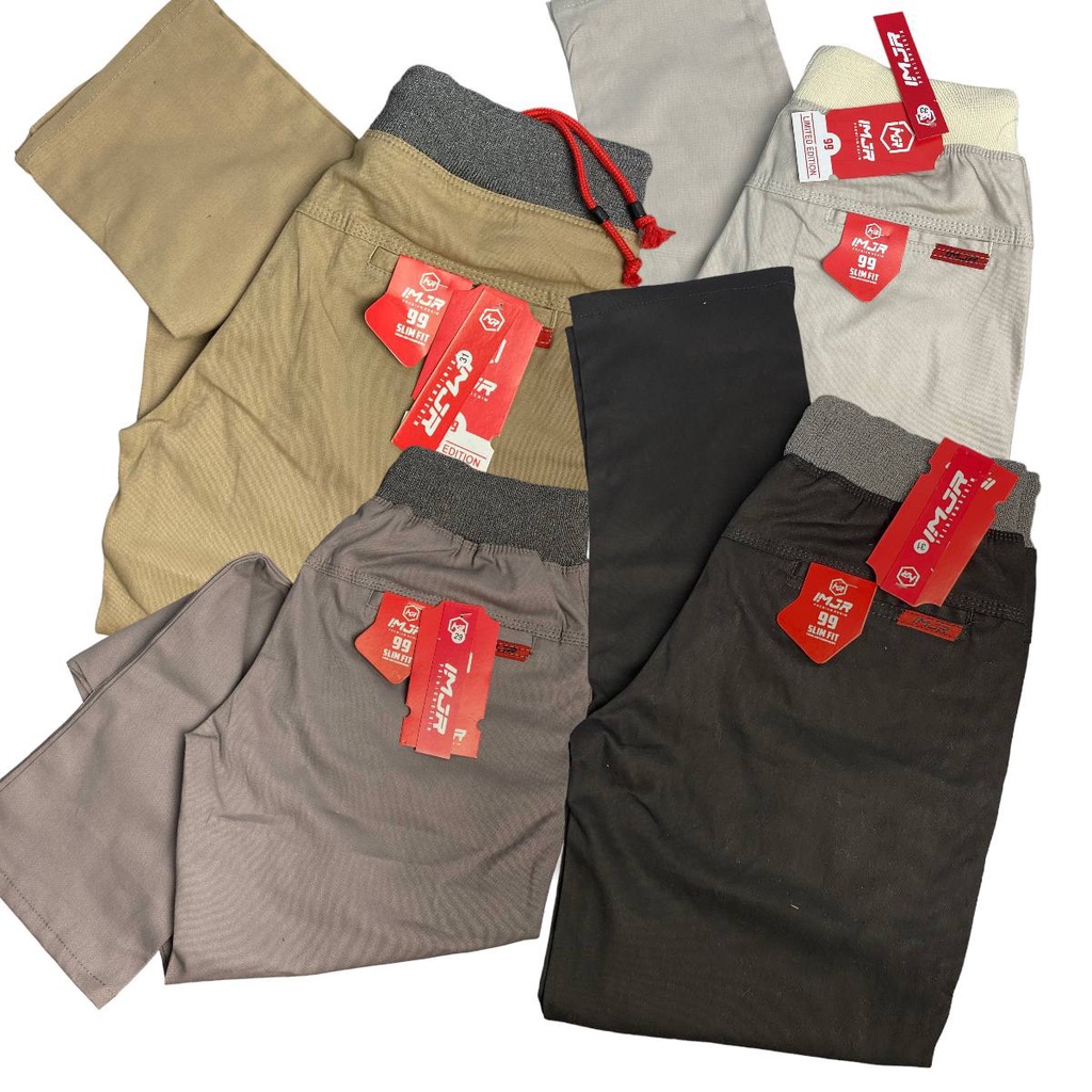 Celana Panjang Pria Chino Rib PREMIUM / Celana Chino Panjang Pria Rib Pinggang Karet HIGH QUALITY