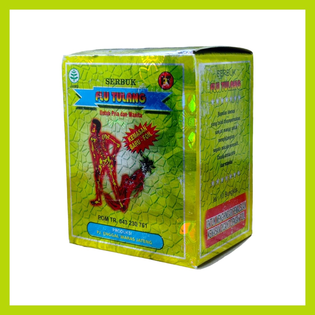 SERBUK FLU TULANG 100% ORIGINAL.. flu tulang asam urat, jamu flu tulang, obat encok flu tulang, saki