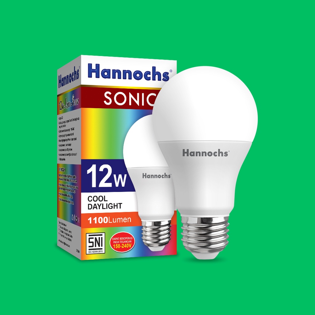 Hannochs Sonic 12w 12 w 12 watt Hannochs LED 12W Lampu Hannochs 12W