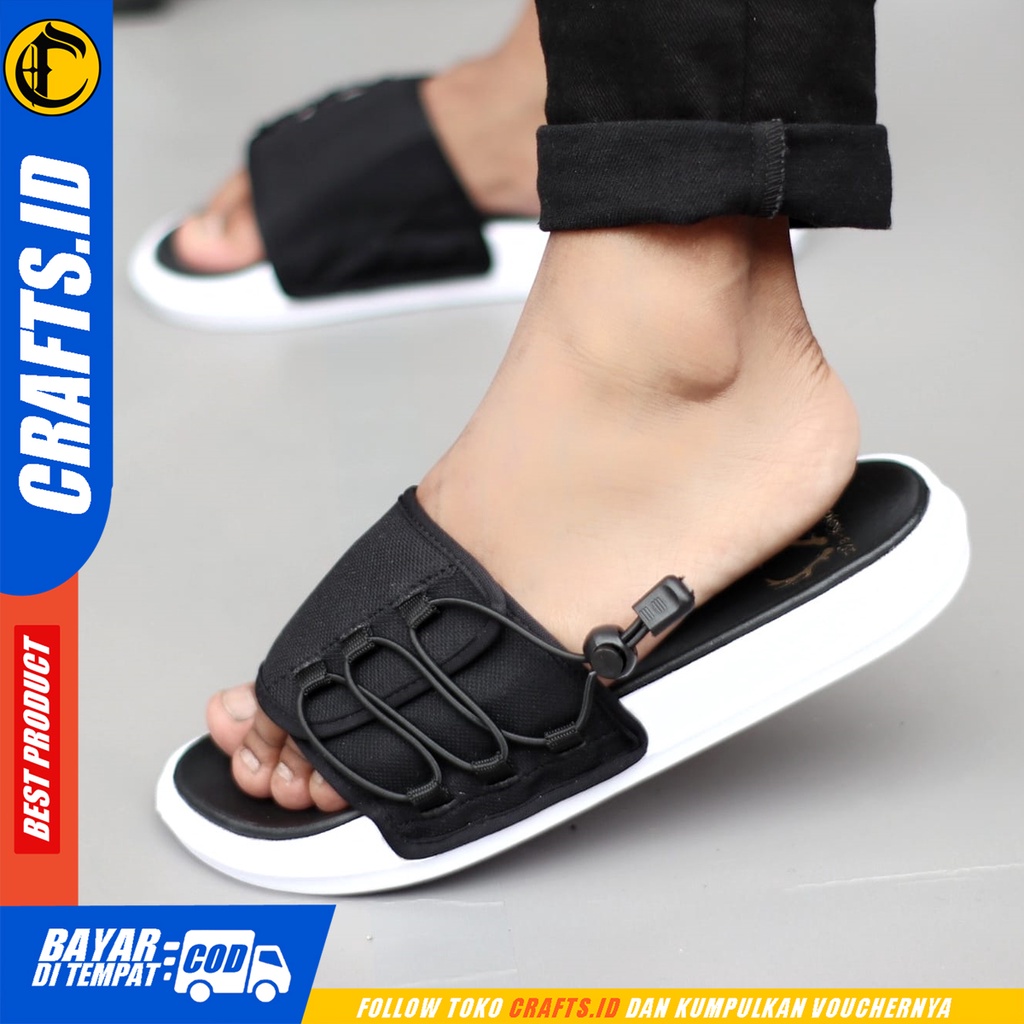 Sendal Slide Pria Sandal Casual Slop Ringan Crafts Butler