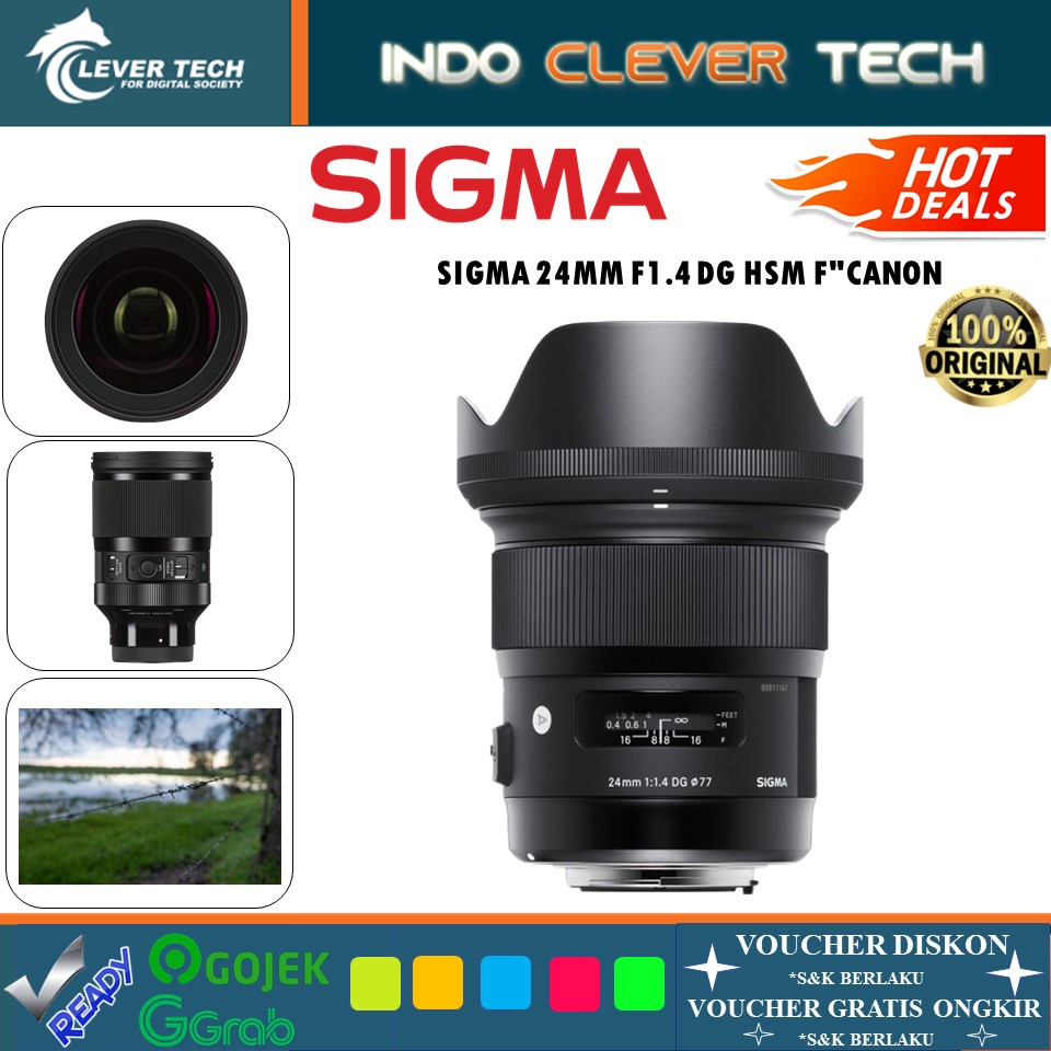 Sigma 24mm f/1.4 DG HSM Art Lens for Canon EF