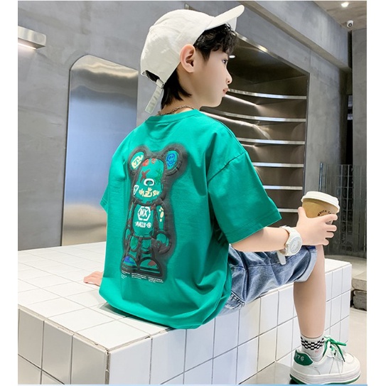 Setelan anak laki laki import MOTIF ROBOTIC MATA X +JEANS TEBAL- setelan anak teenager laki laki import