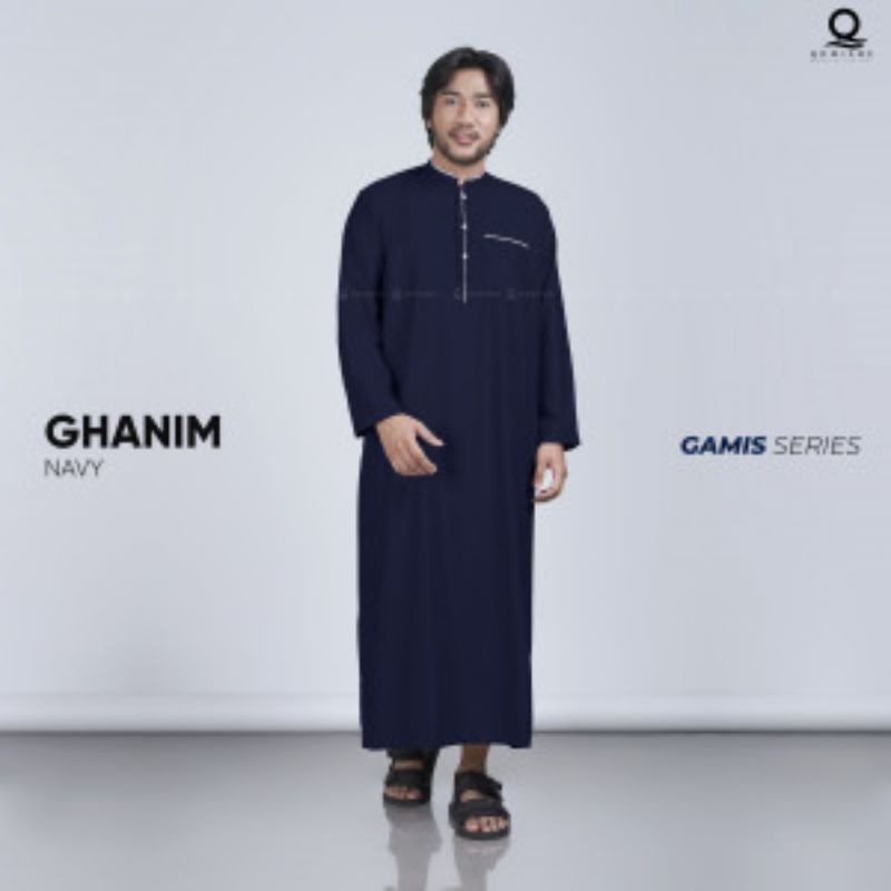 JUBAH PRIA SEPERTI JUBAH HARAMAIN/ GAMIS PRIA / BAJU TERUSAN PRIA / KOKO TERUSAN QOMISHU GHANIM BAHA