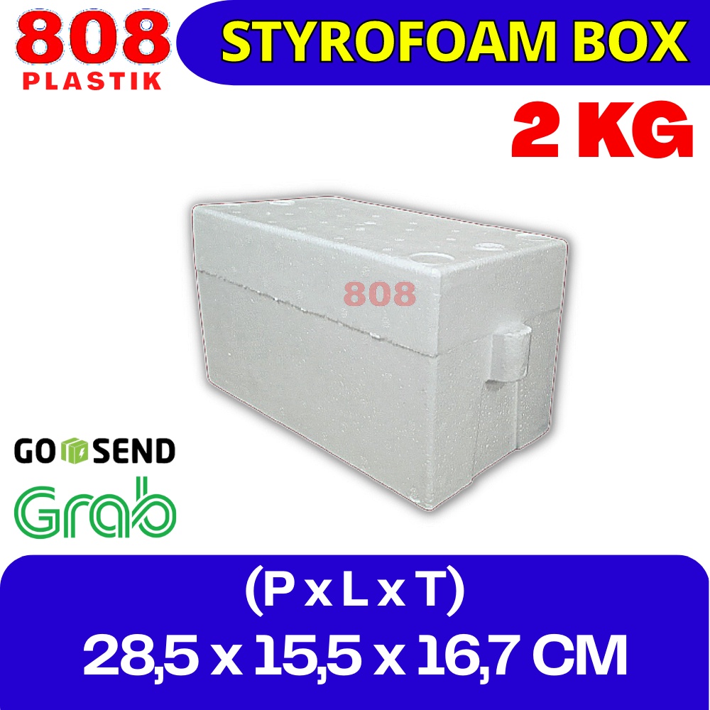 

Styrofoam Box 2 Kg / Kotak Sterofoam 2 L (28 X 15 X 17 CM) - 2 Liter