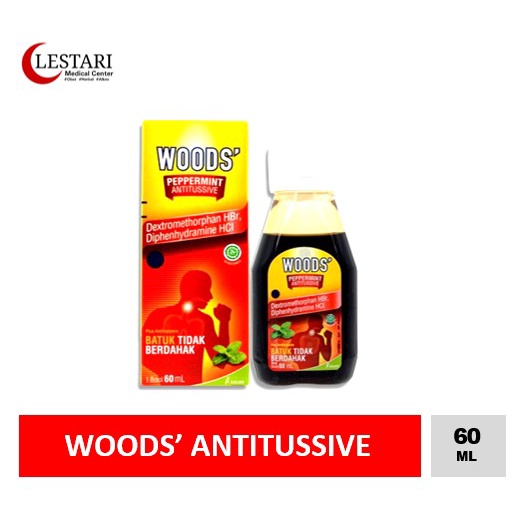 

Woods Peppermint Antitusive Sirup 60ml - Sirup Batuk Kering