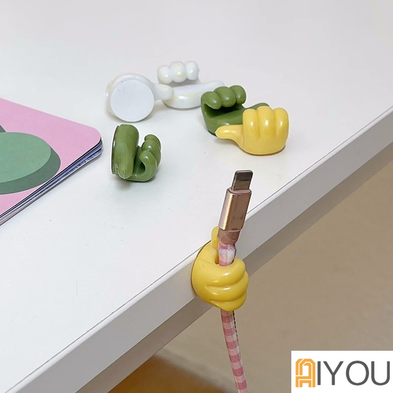 1 /10Pcs Klip Multifungsi Holder Kait Jempol Kawat Organizer Dinding Kait Gantungan Kuat Dinding Holder Untuk Dapur Kamar Mandi New