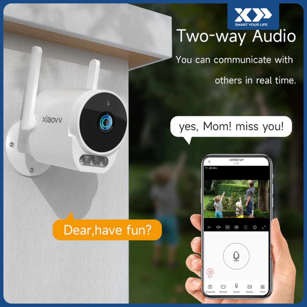 Xiaovv Security Camera B10 1296P CCTV IP Camera Outdoor Original