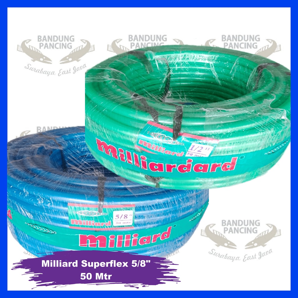 Milliard Superflex selang air 5/8 inch 50 meter