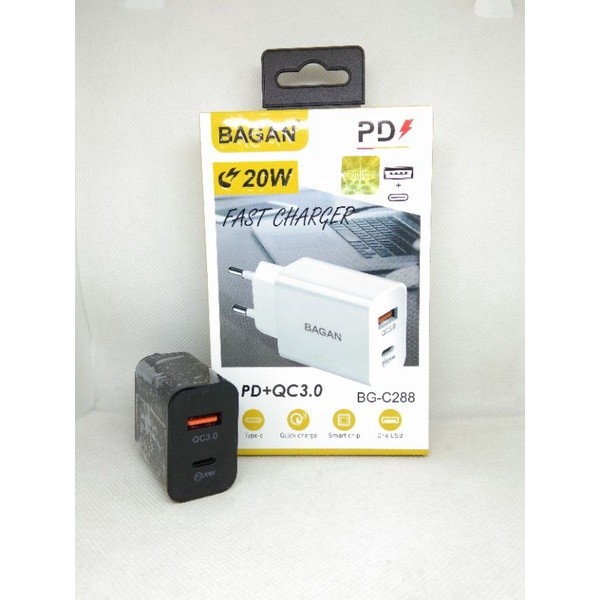 Batok Charger Bagan BG-C288  Adaptor Kepala Charger BG C288