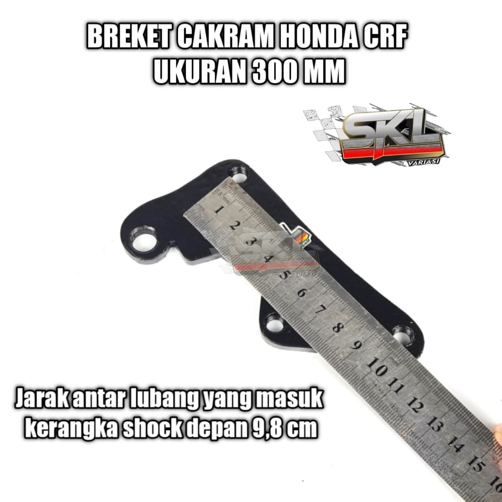 Breket Cakram Depan Honda Crf Piringan Diameter 300 Dan 320mm