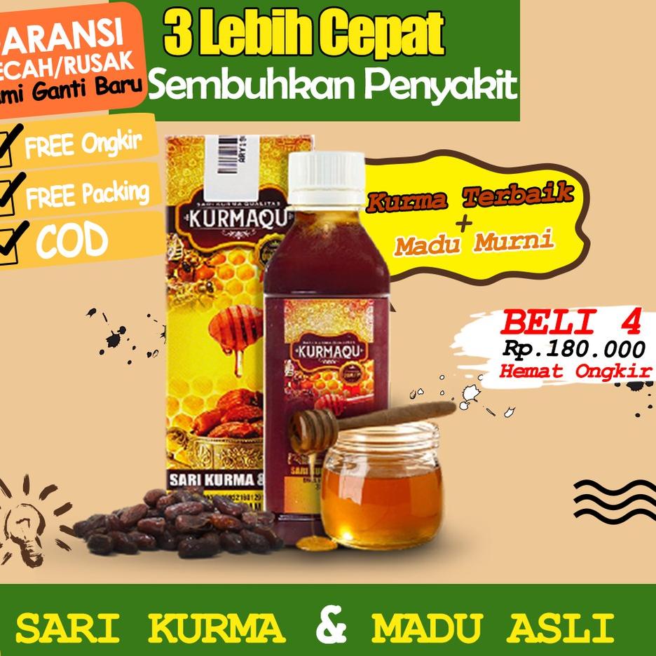 

FLASH SALE Kurmaqu Sari Kurma Dari Kurma Dan Madu ASLI Pilihan ORIGINAL 350 Gram Bisa Untuk Anak & Dewasa !!!