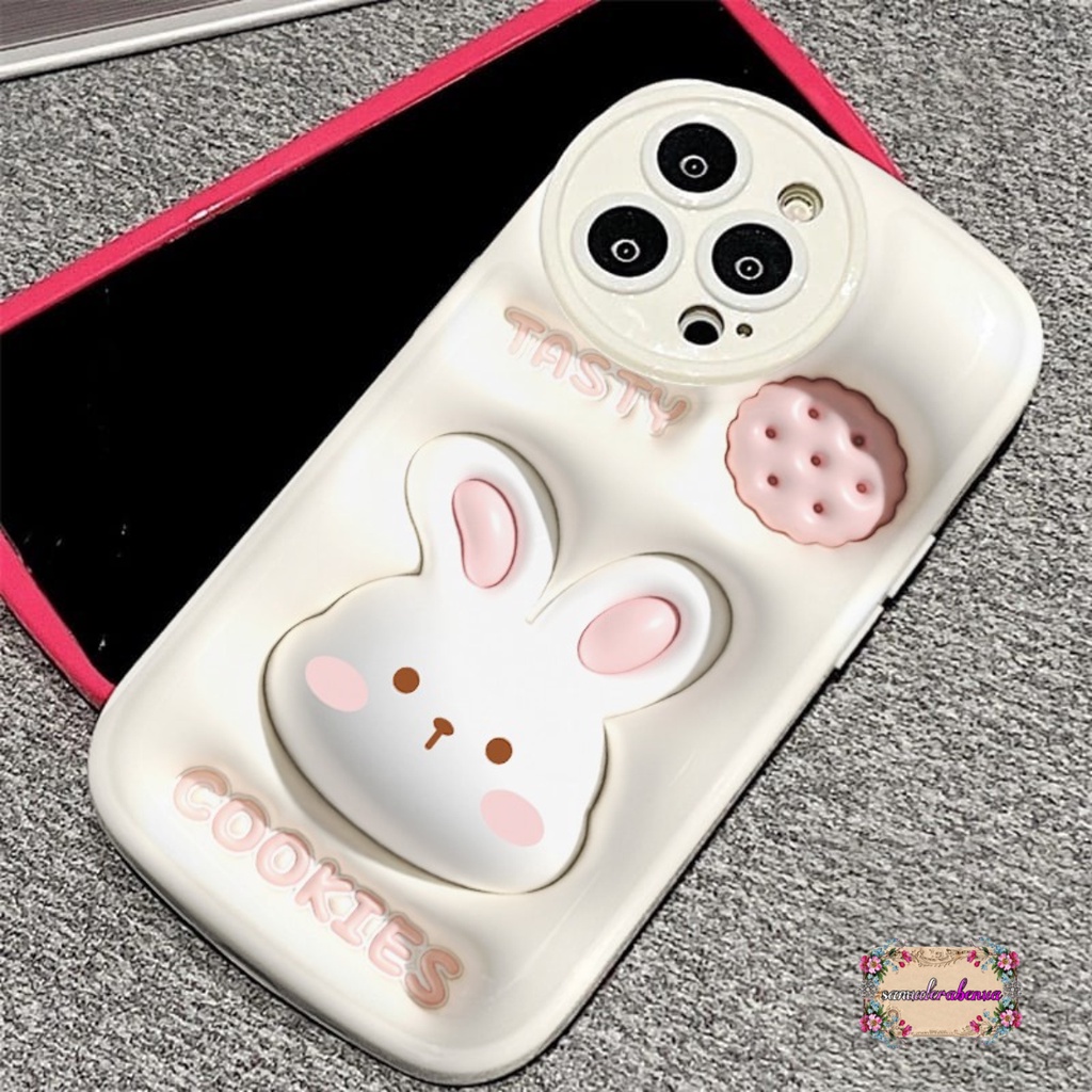 SS149 SOFTCASE MOTIF AKSEN 3D COOKIES RABBIT FOR SAMSUNG J2 PRIME GRAND PRIME A03 A03 CORE A02S A03S A04 A04E A04S A13 A10 A11 M11 A12 M12 A13 A23 A32  A20 A30 A20S A21S A22 A24 A31 A32 A33 A50 A30S A50S A51 A53 SB4932