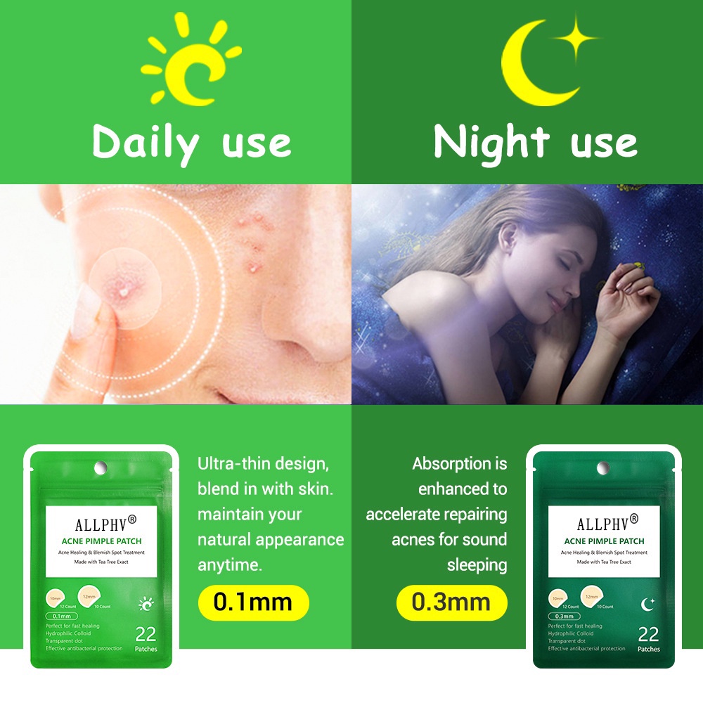 Allphv Acne Patch Day use &amp; Night use - Penghilang Jerawat