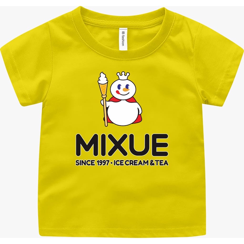 HKSTORE26 KAOS ATASAN ANAK2 LENGAN PENDEK/GAMBAR MIXUE/DIGITAL SABLON