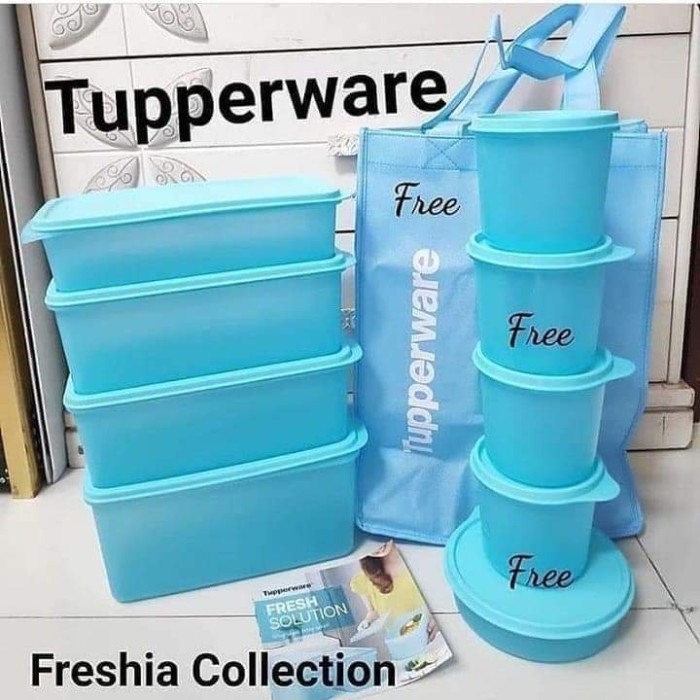 FRESHIA COLLECTION WADAH TOPLES KULKAS SET TUPPERWARE