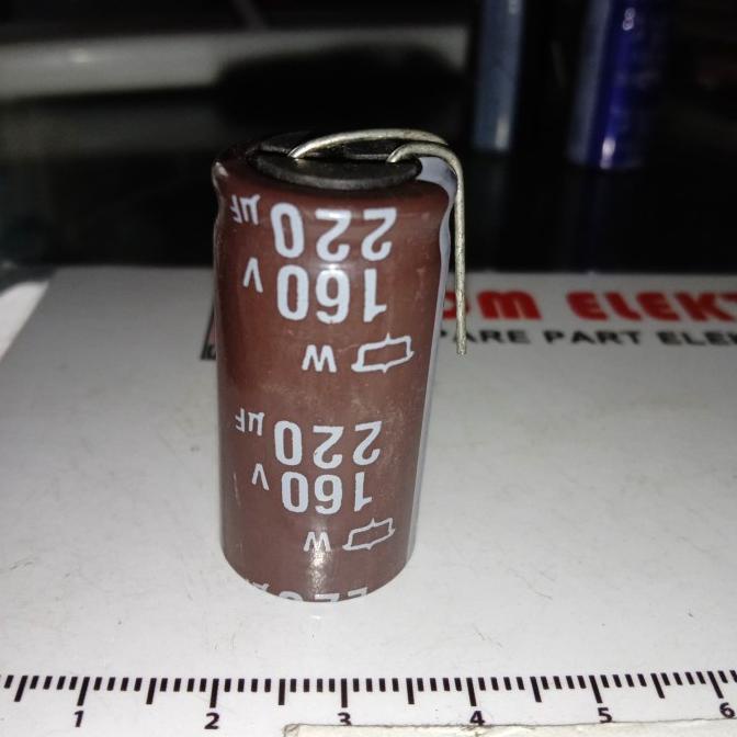 220uf 160v 220 uf 160 v 220.160v 220uf160v Elko Kapasitor Polar pcmelektrob9090 Murah