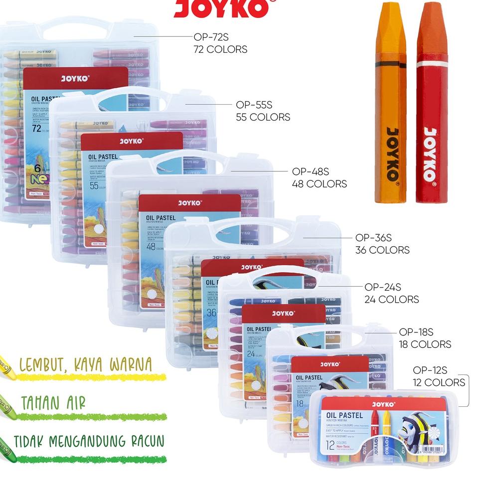 

Limited Product Crayon Krayon Minyak Oil Pastel Joyko