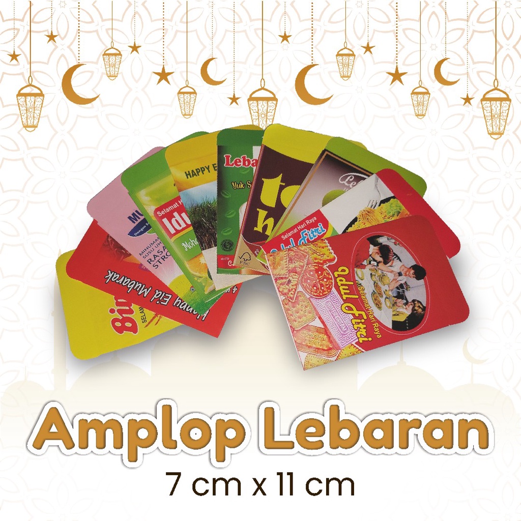 

PROMO AMPLOP LEBARAN PAKET 100 PCS SERI SNACK - TERMURAH