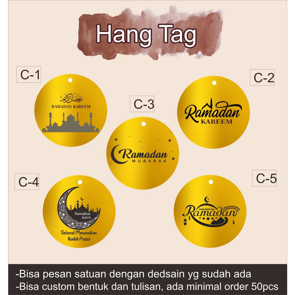 [CUSTOM] hangtag lebaran idul adha iduladha Gantungan Bulat Hari Raya Natal Merry Christmas Eid Mubarak / Hiasan Ramadan / Gantungan Hampers Lebaran HANGTAG kado ulang tahun nikah ied adha