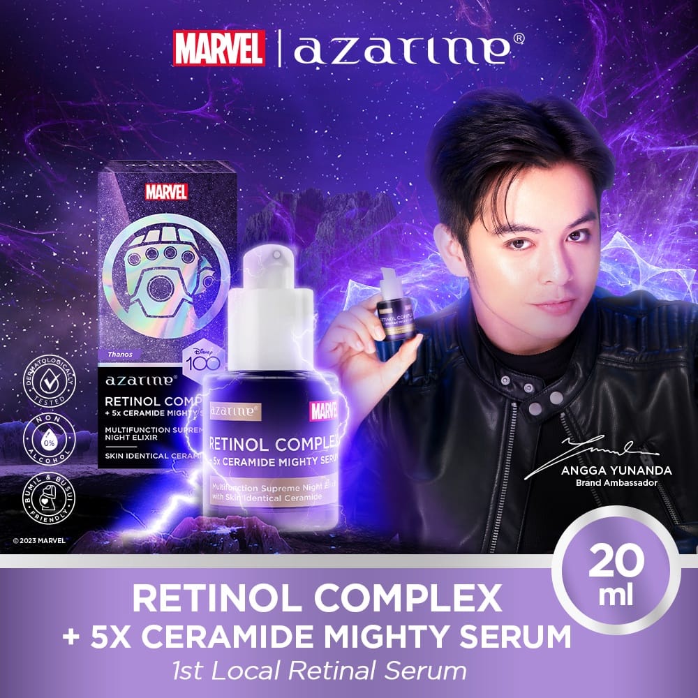 SisterBeauty - Azarine x Marvel Retinol Complex + 5x Ceramide Mighty Serum 20ml