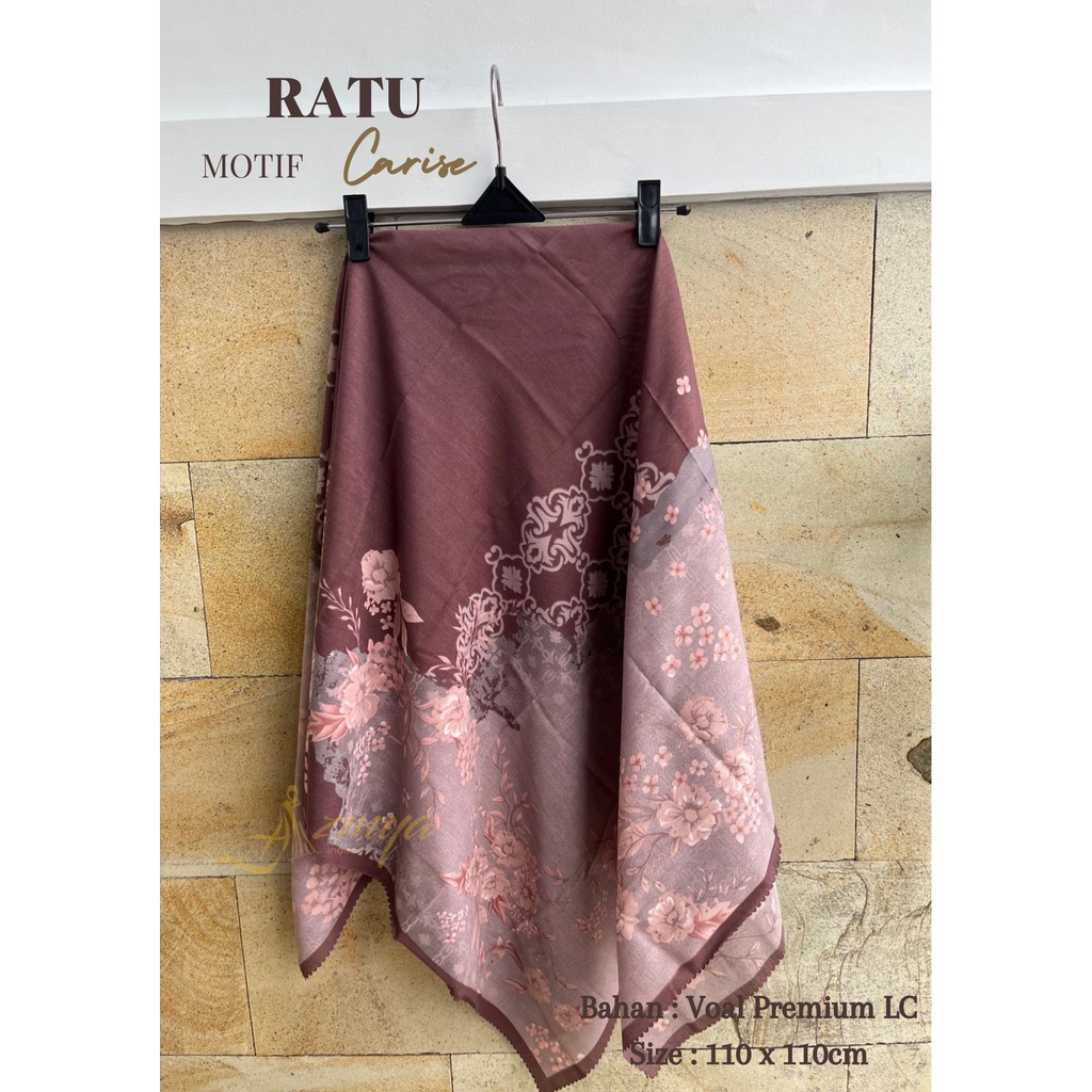 (PART 4) VOAL PRINTING Series | Scarf Kerudung Hijab Segi Empat (Voal Motif Premium)