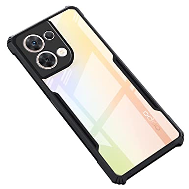 Case IPACKY Transparant OPPO Reno8 T 5G&quot; Reno8 T 4G&quot; Reno8 4G&quot; 8 5G&quot; 8Z 8 Pro Softcase Side Black-Hitam/Gelap Crack Armor Airbag Anti Fall/Hardcase Transparant-Transparent- Bening Clear CASING-Soft Case/ipaky Hard TPU Plus 4G 5G NEW Fuze Acrylic 8T Reno Z