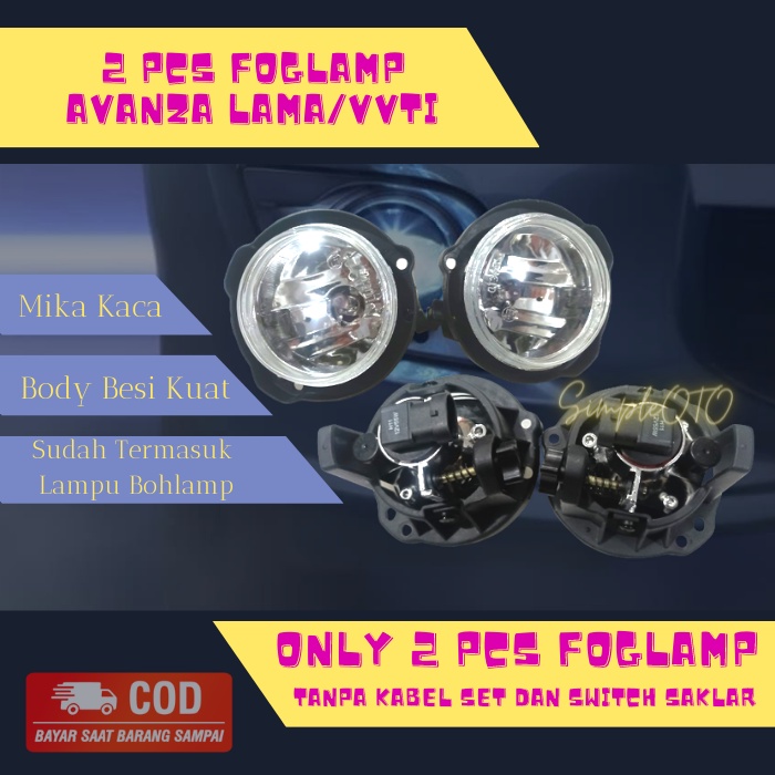 Lampu Foglamp Avanza Lama / VVTI Only
