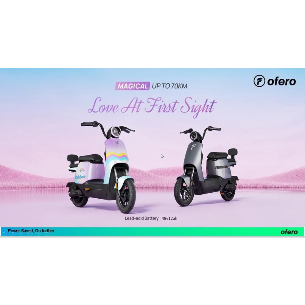 E-BIKE / SEPEDA LISTRIK OFERO MAGICAL SPEED 35KM POWER 500W