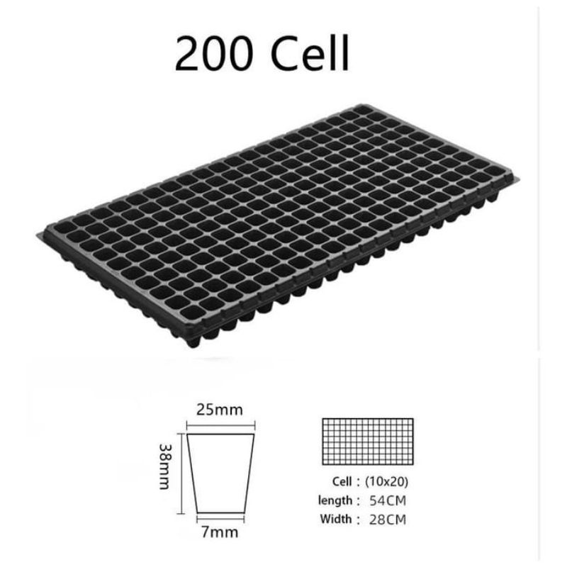 GROSIR tray semai praktis premium, type/ lubang 200, kwalitas terbaik