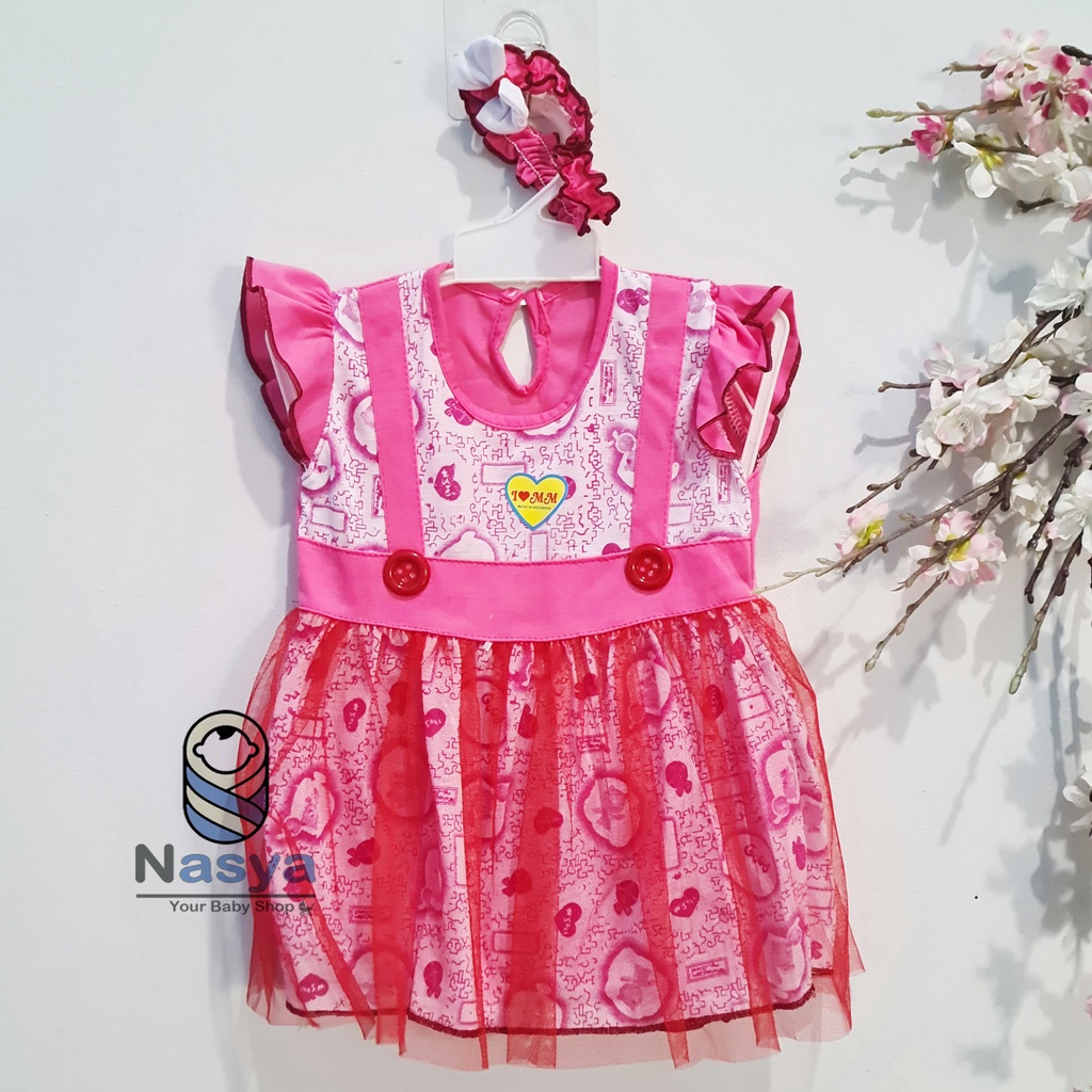 [MM-013] Setelan Baju bayi model tile usia 0-6 bulan MURAH