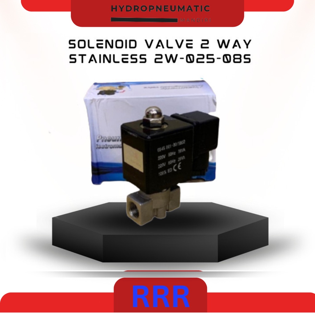 Solenoid valve 2 way stainless 2W-025-08S