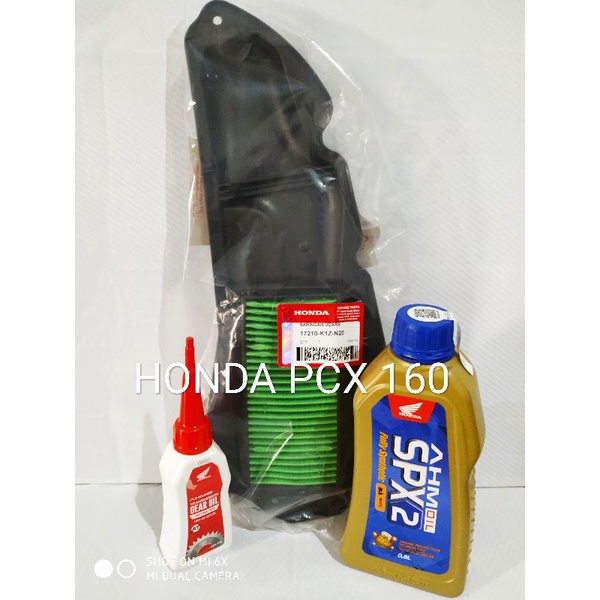 PAKET HEMAT OLI SPX2 + AHM GEAR + FILTER UDARA HONDA PCX 160