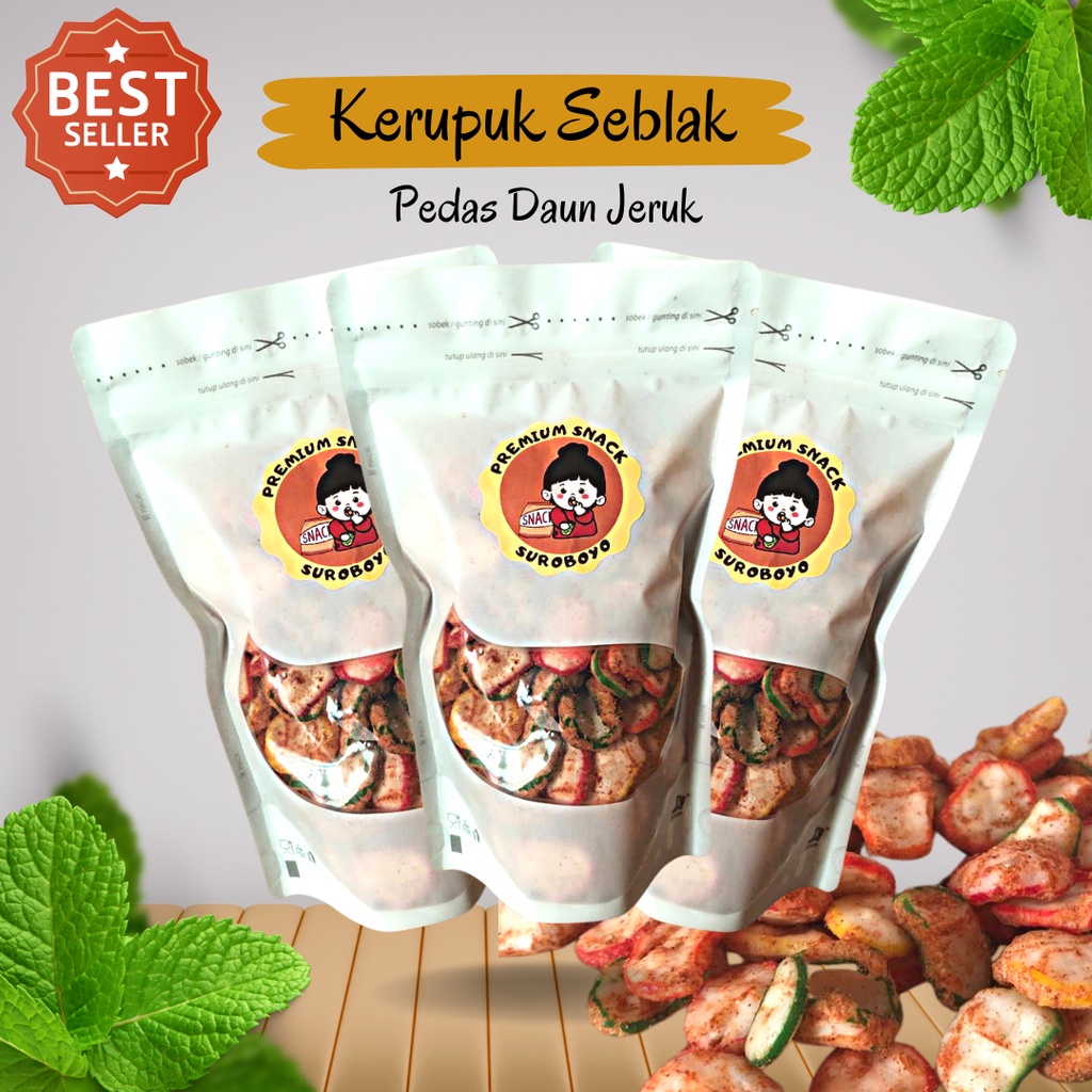 

[PROMO BEST SELLER] Premium Snack Surabaya / Kerupuk Seblak / Jajan Kiloan / Jajan Lebaran / Janan Grosir / Snack Kiloan / Snack Murah
