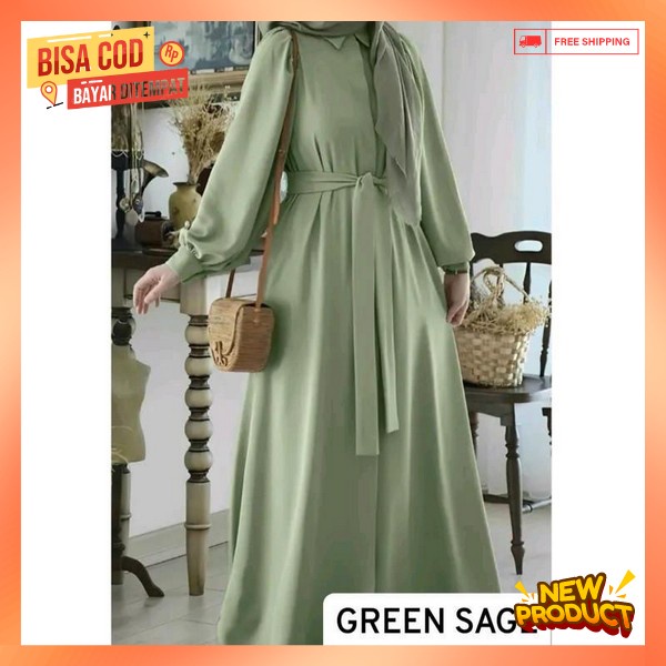 Gmis Lebaran 2023 Busana Sari Perempuan Gamis Cewe Elegan Termurah Dres Syari Prempuan Baju Hamis Vi