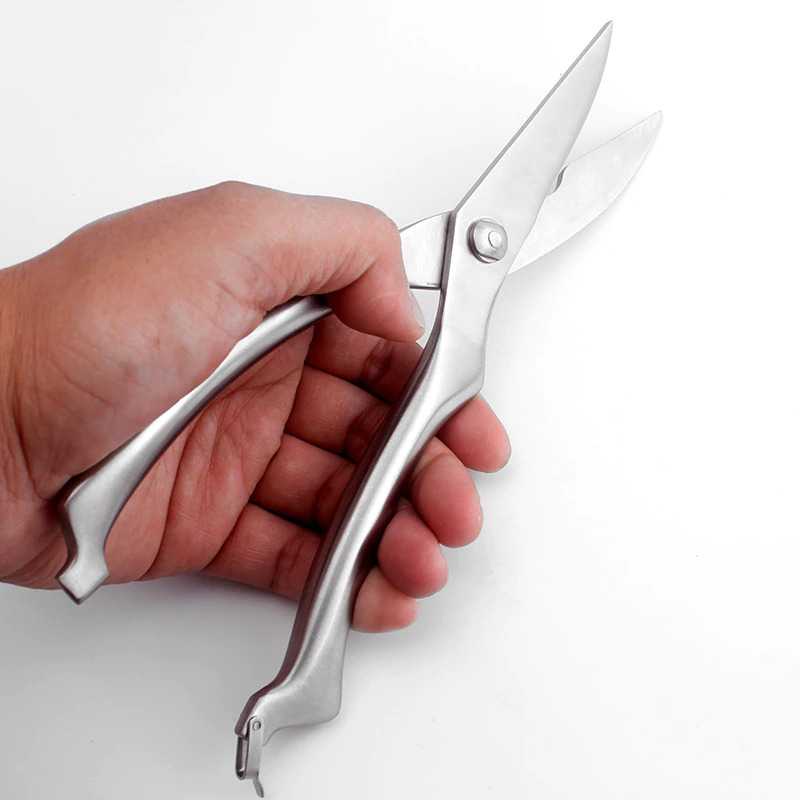 (BISA COD) FTIHSHP  Gunting Tulang Dapur Kitchen Bone Scissors Stainless Steel - HU14