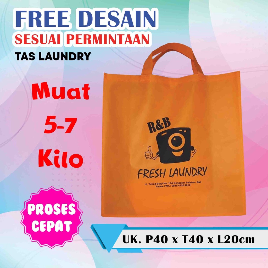 TAS PROMOSI LAUNDRY  / LAUNDRY BAG / TAS LAUNDRY SABLON